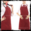 Professional black leather apron made in China